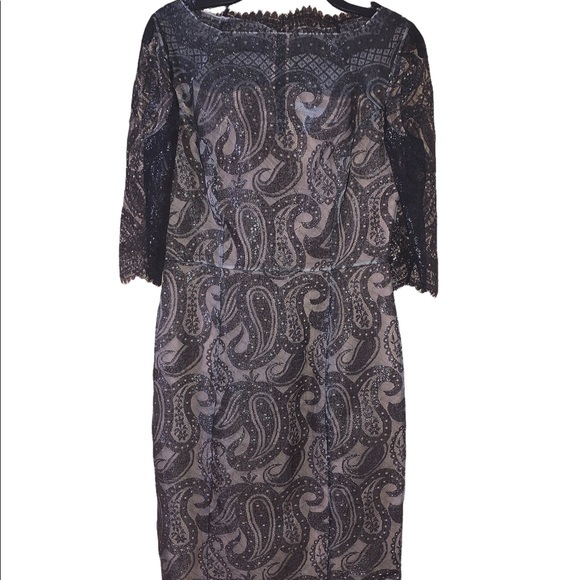 - Erdem black lace midi dress size 8 - Picture 5 of 8